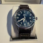 Montre d’aviateur iwc iw327010 le petit prince mark xviii – cadran bleu – automatique