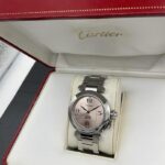Montre Cartier Pasha Automatique Cadran Rose Référence 2475 – Coffret et Papiers